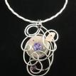 Swarovski Crystal / Rose Quartz Necklace.